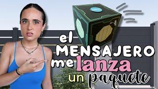 El MENSAJERO LANZA mi CAJA por ENCIMA de la VALLA  UNBOXING y TUTORIAL RICK & MORTY   CLODETT