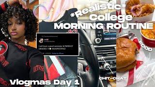 My *REALISTIC* College Morning Routine | skincare, GRWM & chit chat