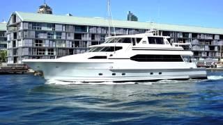 Luxury Charter Boat MV AQA on Sydney Harbour