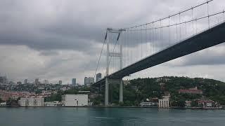 Sailing through the Istanbul by the Strait.