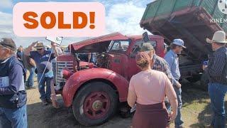 I Bought the FIRST Two Vehicles at this Collector Car Auction (& the LAST 3!) Tractors + Trucks SOLD