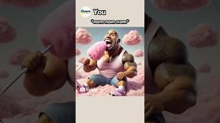 The Rock's dream gone wrong #ai #aiart #memes #animation #shorts #therock #dwaynejohnson #therock