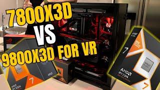 7800X3D vs 9800X3d For VR DCS, FS2024 & CP2077