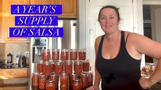 Canning a Year’s Worth of Salsa Using a Pressure Canner [With Detailed Instructions]