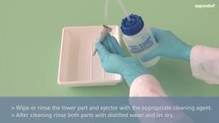 How to disassemble, assemble, clean and grease the Eppendorf Research® plus mechanical pipette