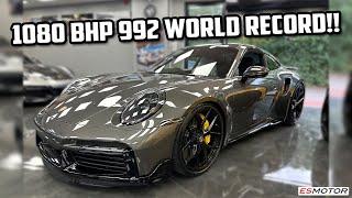 1080BHP WORLD RECORD 992 DRAGY NUMBER!! #porsche #esmotoruk #911turbos