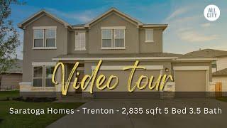 The Trenton - Saratoga Homes - 2,940 SQFT - 5 Bed - 3.5 Bath - Enclave at Cele