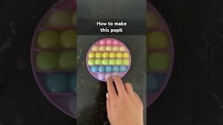 DIY jelly popit using taba squishy silicone! #satisfying #diy #cute #kawaii #craft #viral #howto