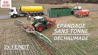 FENDT 720 & 828  | XL SLURRY in FRANCE 2022  !!