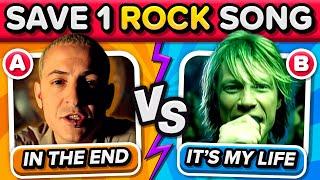  Save One Song: Rock Editon  | Music Quiz