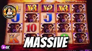 OH MY GOD - MASSIVE JACKPOT on Buffalo Gold