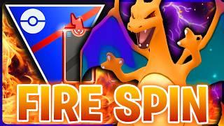 CORE BREAKER! *BUFFED* FIRE SPIN SHADOW CHARIZARD BURNS DOWN THE GALAR CUP META | GO BATTLE LEAGUE