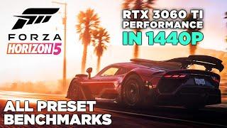 Forza Horizon 5 - RTX 3060 Ti 1440p Benchmarks