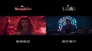 WandaVision & Loki Scenes Sync Perfectly?!