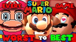 EVERY Mario Platformer Ranked from Worst to Best