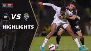 SCCL22: Pumas v Seattle Sounders | Resumen