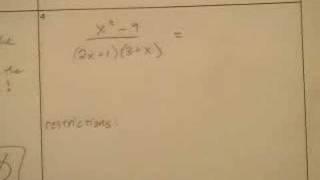 6-1 Simplifying Algebraic Fractions with Mr. Nystrom