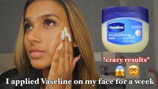 I Applied Vaseline On My Face For 7 Days *crazy results* 