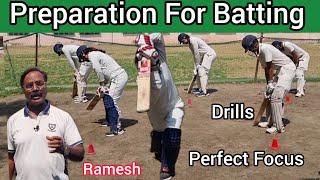 Preparation For Batting Basic Points For Good Batting Achchhi Batting ke liye Preparation