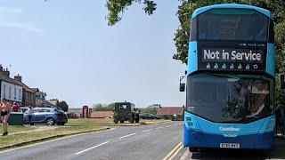 Britain's Most Scenic Bus Route. THORNTON-le-DALE to WHITBY (Long Version)