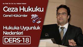 Av. Prof. Dr. Dr. h.c.Hakan Hakeri:Ceza Hukuku Genel Hükümler-18: Hukuka Uygunluk Nedenleri