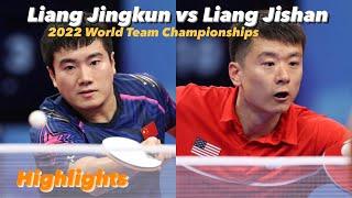 Liang Jingkun 梁靖崑 vs Liang Jishan | 2022 World Team Championships (MT-Group) Highlights