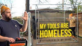 DIY Shed Hack| Build a Shed with Electrical Conduit | Maker Pipe Tool Shed Build | Part 2