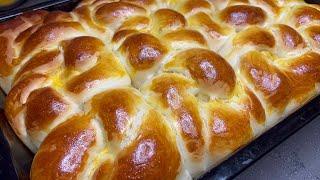 How to make Classic Puffy Bread | طرز تهیه نان پنبه ای کلاسیک برای صبحانه