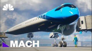 Futuristic 'Flying V' Airplane Could Change The Way We Fly | Mach | NBC News