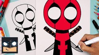How To Draw Deadpool Sprunki | Step by Step Art Lesson for Beginners