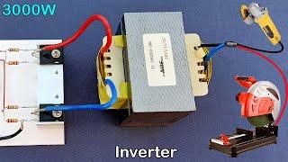 Simple Powerful 3000W Inverter // How to Make Powerful Inverter Using Mosfet  IRFP450