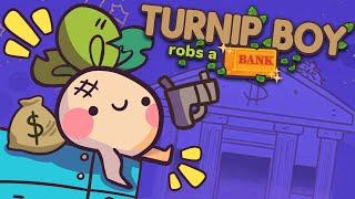 Let's 100% Turnip Boy Robs A Bank (Full Game)