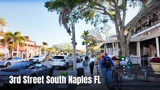 Scenic 4K Walk from 3rd Street South to Naples Pier | Explore Naples Florida