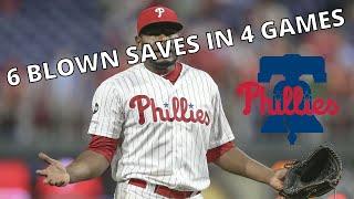 Phillies Bullpen 6 BLOWN SAVES In 4 GAMES recap - 2021