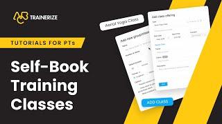 #HowTo  | Create & Schedule Self-Book Training Classes | ABC Trainerize Tutorials