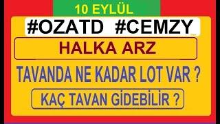 10 EYLÜL GÜN SONU TAVAN TABAN DURUMLARI | #OZATD #CEMZY HALKA ARZLARI | TAVAN DEVAM EDEBİLİR Mİ?