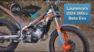 Bike Check - Laurence's 2024 Beta Evo 200cc Trials Bike