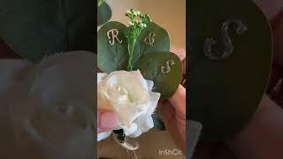 Wedding flowers encased in resin! 3D resin flower decoration 