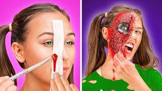 SPOOKY BEAUTY HACKS  Halloween Makeup & DIY Costume Ideas by 123 GO! GLOBAL