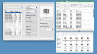 Generate retail barcodes Code EAN 13 in bulk with data coming from an Excel 365 spreadsheet table