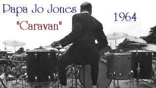 Coleman Hawkins Quintet 1964 "Caravan" | Papa Jo Jones Drum Solo | Harry "Sweets" Edison | England