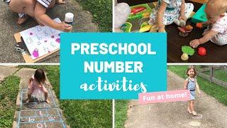 PRESCHOOL ACTIVITIES FOR LEARNING NUMBERS | NUMBER RECOGNITION ACTIVITY IDEAS