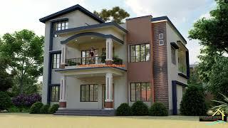 Modern Home Design For Jhapa 2 Storey