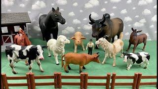 Wild Animals Attacks Farm Animals Compilation - Lion, Fox, Tiger, Cows, Bison, Sheep, Goat, Elephant