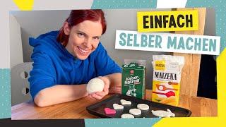 Lufttrocknende Modelliermasse selber machen mit diesem Kaltporzellan Rezept