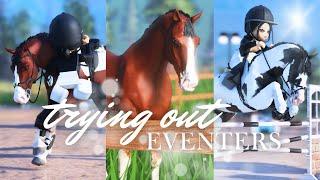 Trying Horses!  Looking For An Eventer! II Strideway Roleplay II Roblox Horse Game