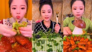 @itsyourmukbang Chichi Mukbang pork eating video ASMR, .