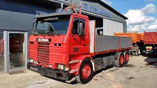 TRUCK SCANIA 113M 360 6X2 STAKE BODY FIŠ TRUCKS & MACHINERY SLOVENIA