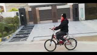 Evening walkn cycling with kids of Gulshan e Wahab colony Arifwala