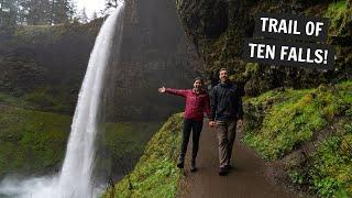 The ULTIMATE Waterfall Hike in Oregon (Trail of Ten Falls at Silver Falls State Park)